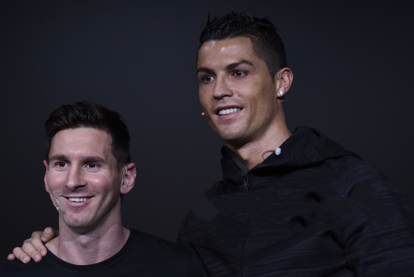 Ronaldo: Saya Punya Hubungan Baik dengan Lionel Messi