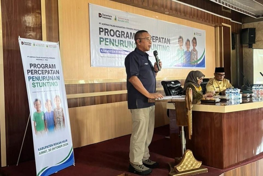 Perkuat Gizi Anak di Riau, Agrinas Palma Nusantara Dukung Gerakan Indonesia Bebas Stunting