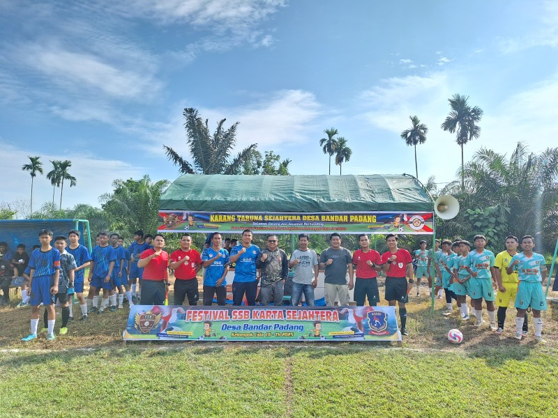Festival SSB Karta Sejahtera U-16: Komitmen Nyata Desa Bandar Padang Membangun Generasi Emas Sepak Bola
