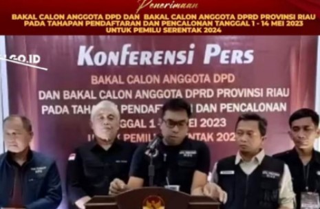 Pendaftaran Bacalon DPD dan Bacaleg Parpol di KPU Riau Resmi Ditutup, 29 Bacalon DPD dan 1.123 Bacalon DPRD Siap Bertarung