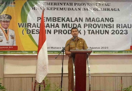 Pembekalan Magang Wirausaha Muda Riau 2023, Boby: 24 Orang akan Dikirim ke Jabar