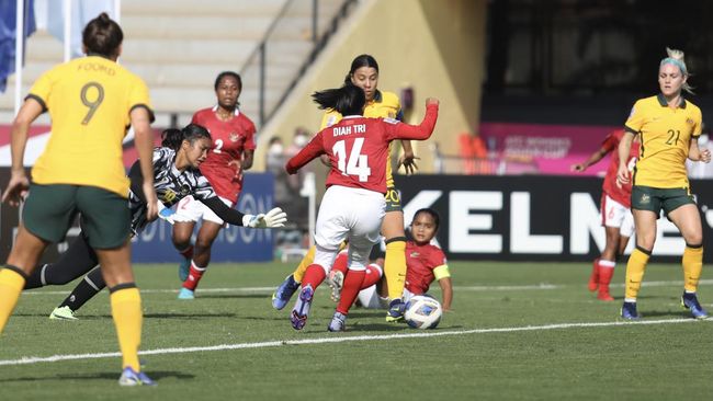 Ya Ampun, Timnas Putri Indonesia Kalah 0-18 dari Australia di Piala Asia