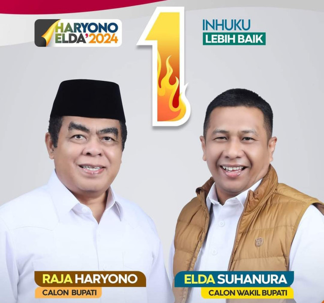 Nomor Urut 1, Paslon Bupati Raja Hariyono-Elda Suhanura: Insyaallah Kami Siap dan Menyala