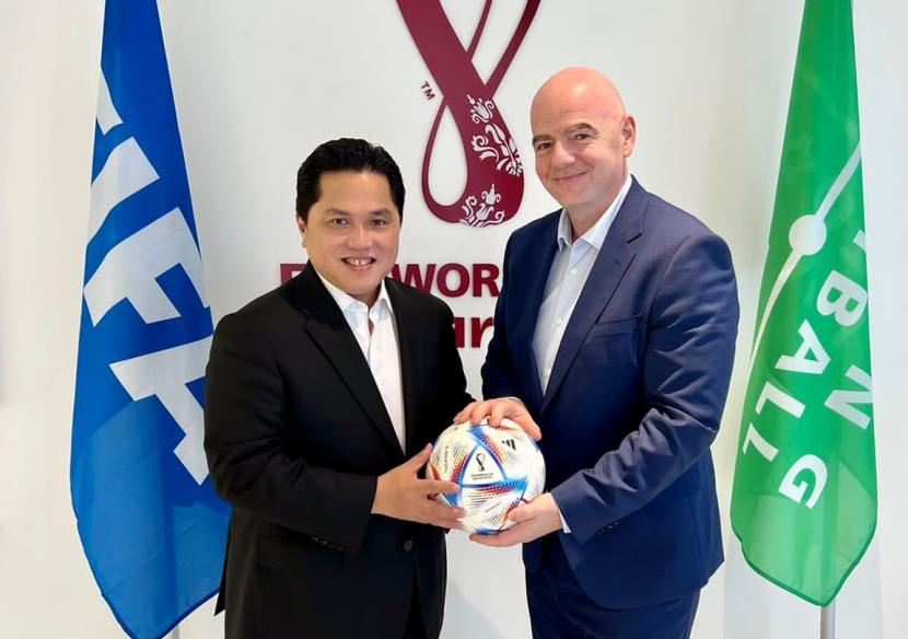 Erick Thohir Beri Catatan untuk Sepak Bola 2022