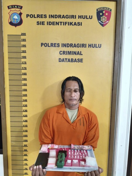 Rumah Tinggal Disulap Jadi Markas Narkoba, Nana Ditangkap Polsek Rengat Barat