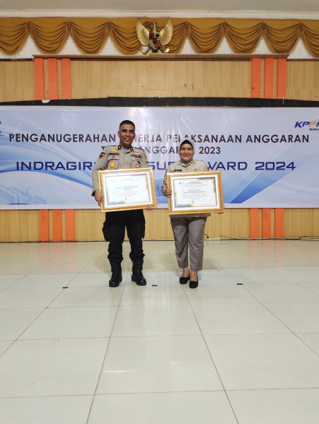 Indragiri Treasury Award 2024, Polres Inhu Terima 2 Penghargaan Dari KPPN Rengat