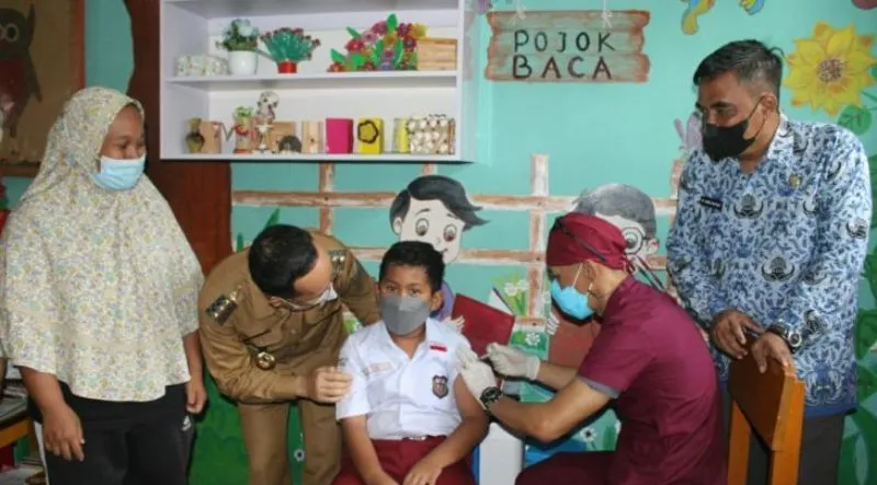 35 Persen Anak usia 6-11 Tahun Pekanbaru Tak Vaksin, Harus Belajar Daring