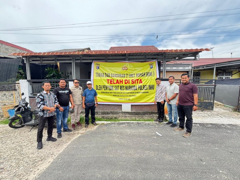 Aset Rp246 Juta Milik Mak Gadi Disita di Kampar, Polres Inhu Lintas Wilayah Telusuri TPPU