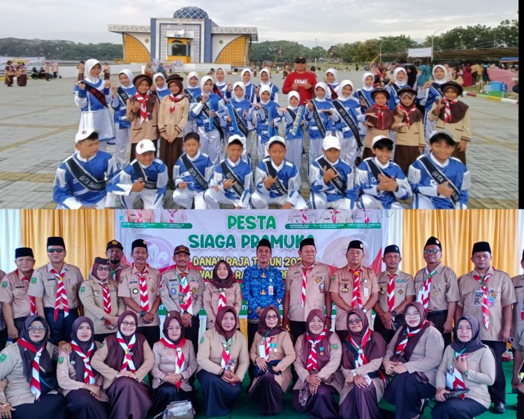 SDN 015 Kuantan Babu Bersinar di Danau Raja, Marching Band Gita Swara Curi Perhatian