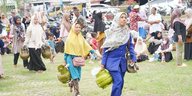 Warga Aceh Gembira LPG 3 Kg Kembali ke Harga Normal Rp18 Ribu
