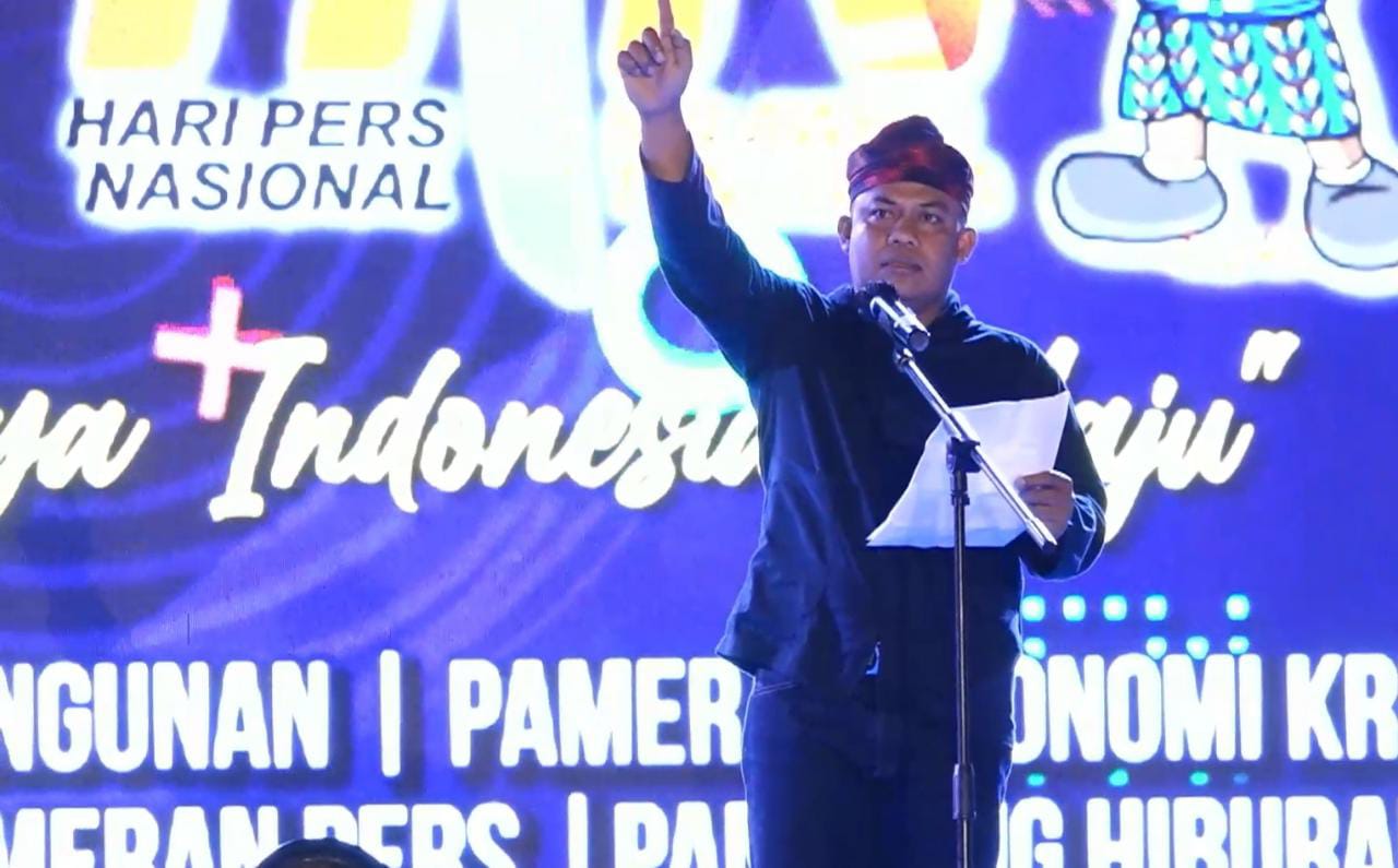 Dodi Irawan Senggol Jokowi Presiden RI di HPN Kendari