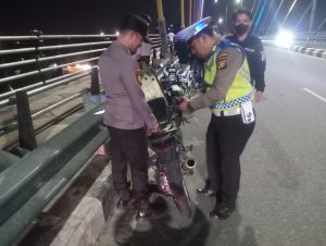 Polresta Pekanbaru dan Jajaran Gelar Razia Geng Motor dan Balap Liar