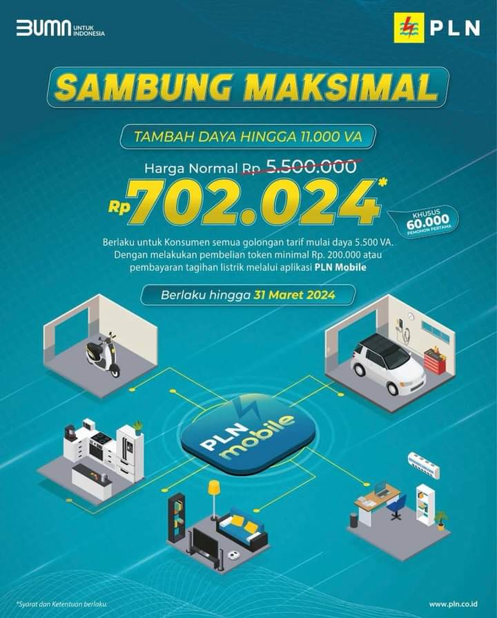 PLN Berikan Keringanan dan Kemudahan kepada Pelanggan