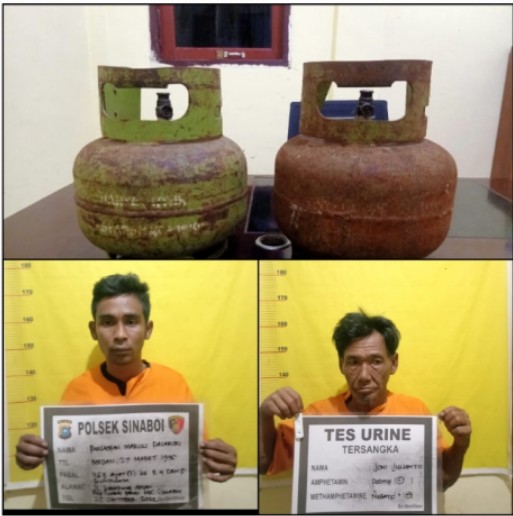 Curi Tabung Gas LPG dan Garam,Dua Pencuri Di Sinaboi Ditangkap