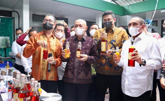 Gubernur Sumut dan Walkot Medan, Siap Bangun Pabrik Minyak Goreng Sawit Merah