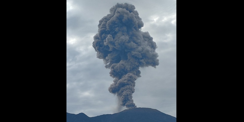 Gunung Marapi Meletus Tiga Hari Berturut-Turut