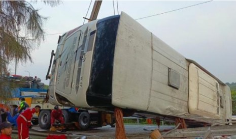Bus Handoyo Terguling, 12 Orang Wafat, Ini Identitas Korban