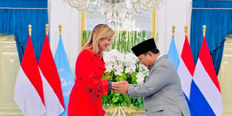 Ini yang Dibahas Presiden Prabowo dan Ratu Belanda di Istana