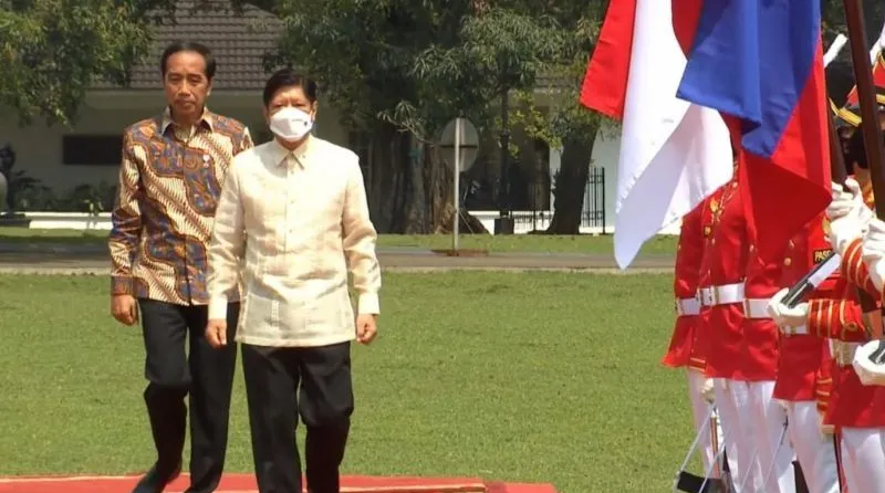 Presiden Jokowi Sambut Kedatangan Rombongan Presiden Filipina di Istana Bogor