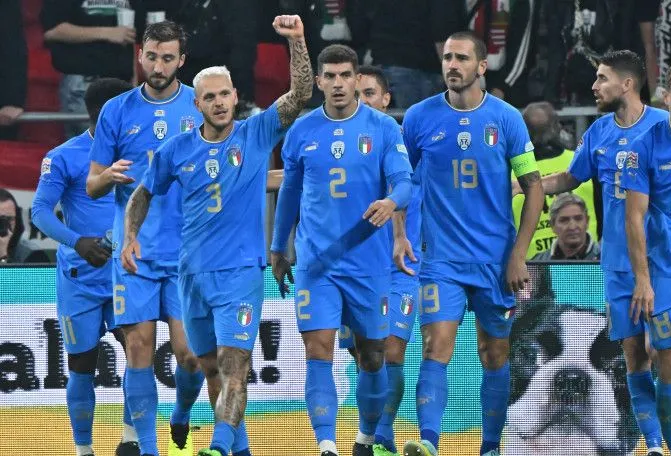 Italia Melaju ke Semifinal Nations League Usai Bantai Hongaria