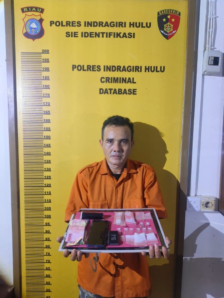 Kabur dari Rutan Sumut, Kembali Tertangkap di Inhu dengan 12 Paket Sabu