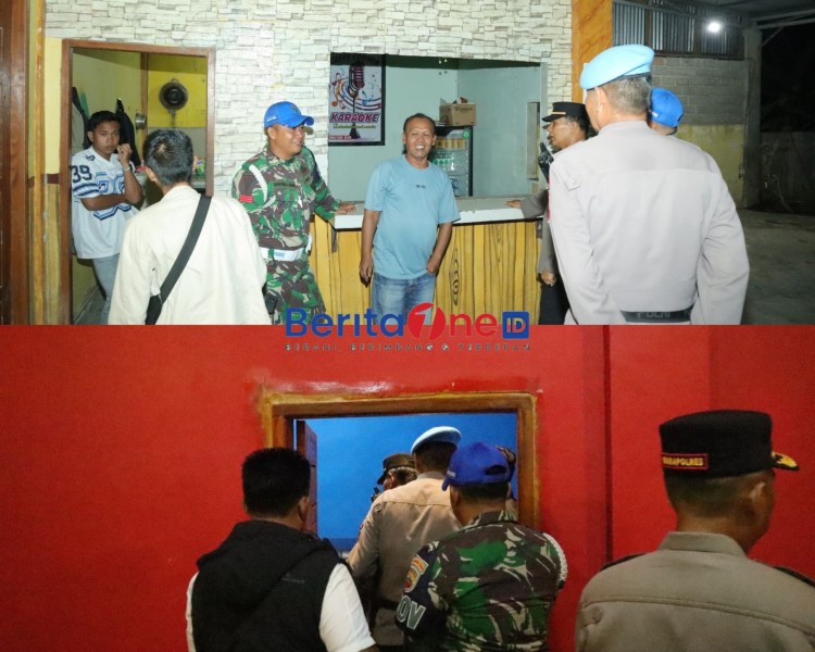 TNI-Polri Kompak! Razia Hiburan Malam Jaga Marwah Institusi di Inhu