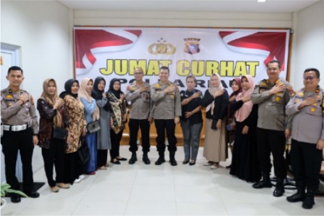 Polda Riau Kembali Gelar Jumat Curhat Bersama Masyarakat