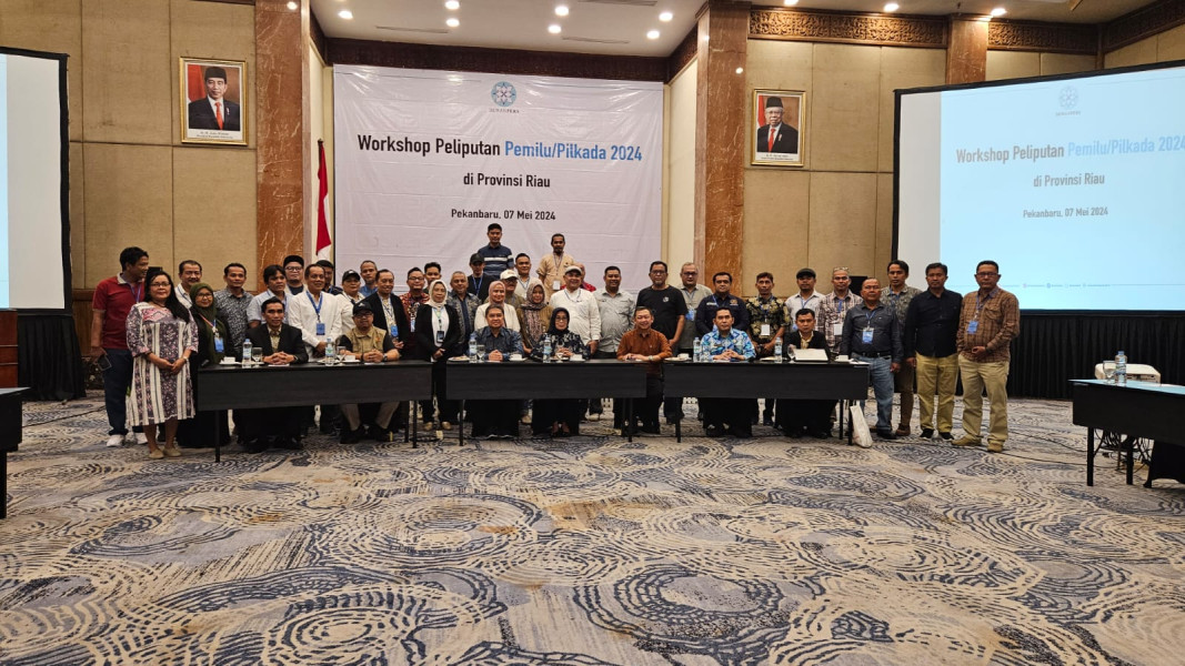 Peserta Pimpinan Media Gelar Workshop Peliputan Pilkada 2024 di Riau Dengan Dewan Pers
