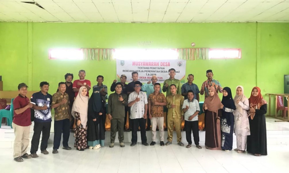 Musdes RKPDes 2026 Desa Dusun Tua Sukses Digelar, Warga Antusias Sampaikan Aspirasi