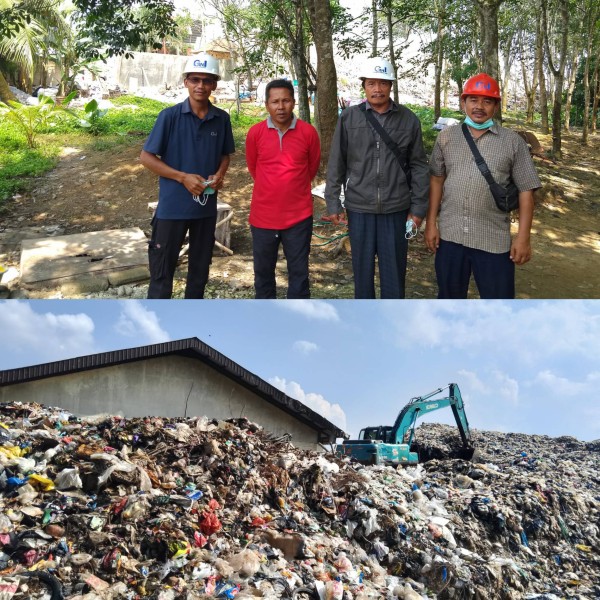 Peduli Lingkungan, PT Inecda Kerahkan Excavator untuk Penataan Sampah di TPA Batu Canai