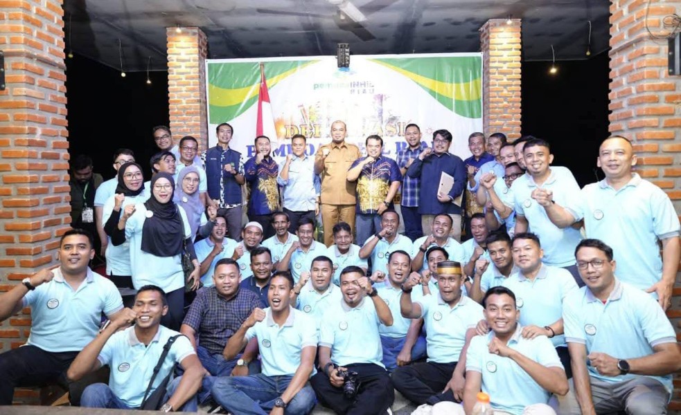 Pengucapan Ikrar Deklarasi, Rieskie Kurniawan Ketuai Pemuda Inhil Rayon Inhu-Kuansing Masa bakti 2025–2030