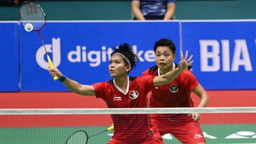 Menang Dramatis, Apriyani/Fadia ke Semifinal Indonesia Masters