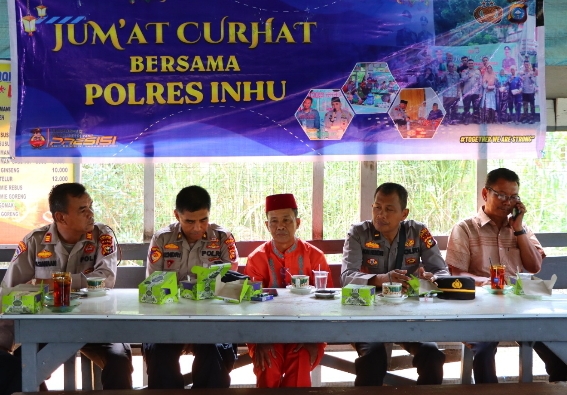 Ini Harapan Warga Sekip Hilir ke Polres Inhu Saat Kegiatan Jumat Curhat