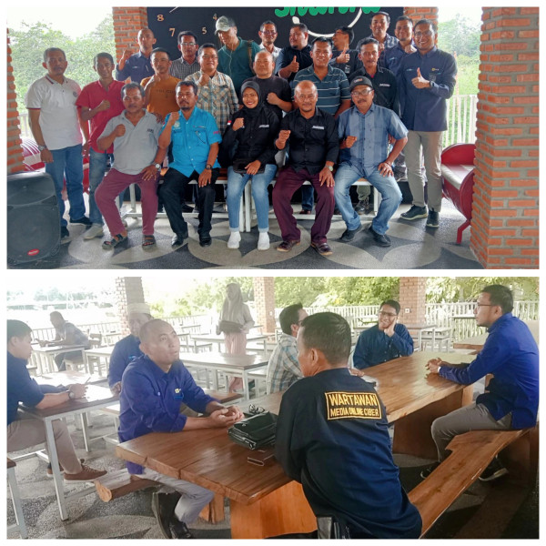UP3 PLN Rengat Coffe Morning dengan Wartawan