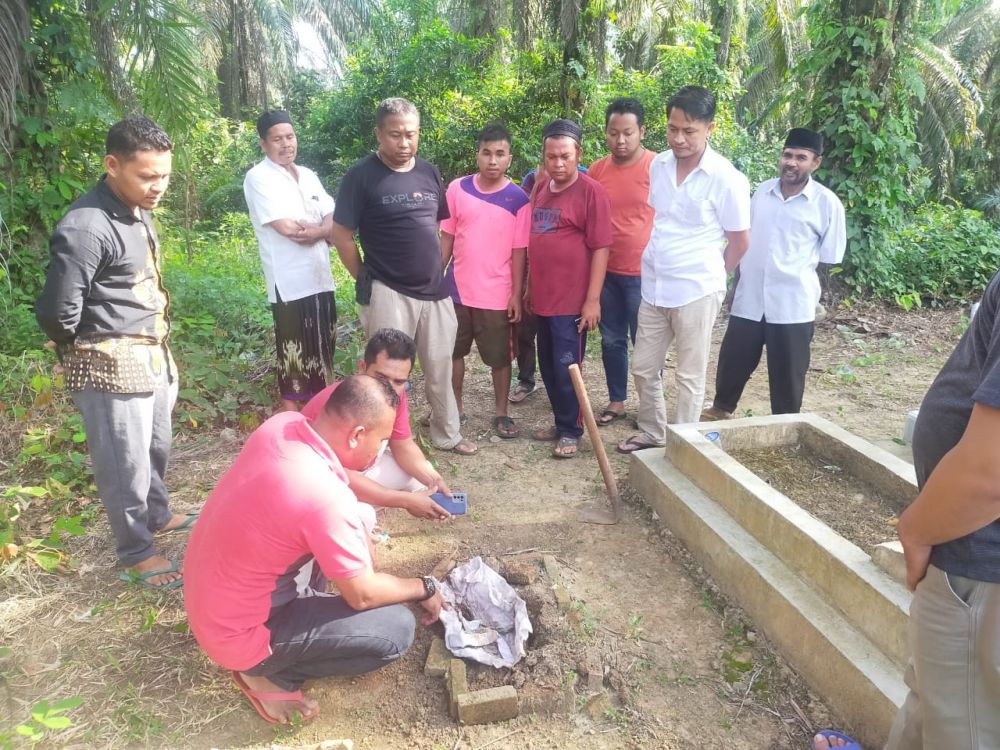 Heboh Pencurian Tali Kafan di Makam Bayi, Begini penjelasan Kapolres Rohul
