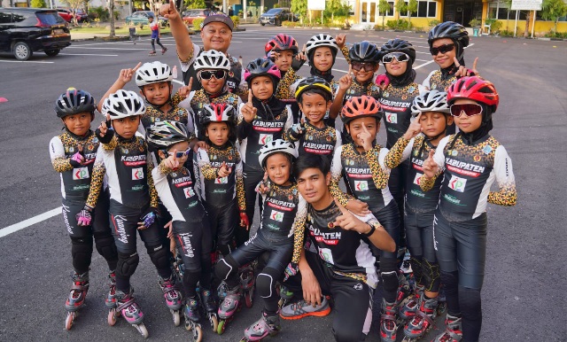 Realistis! Perserosi Kuansing Incar Juara Umum Kejurda Sepatu Roda di Siak