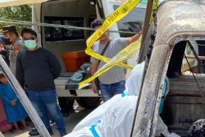 Polres Bengkalis Tangkap Pelaku Kasus Mobil Carrry dan Sopir Terbakar