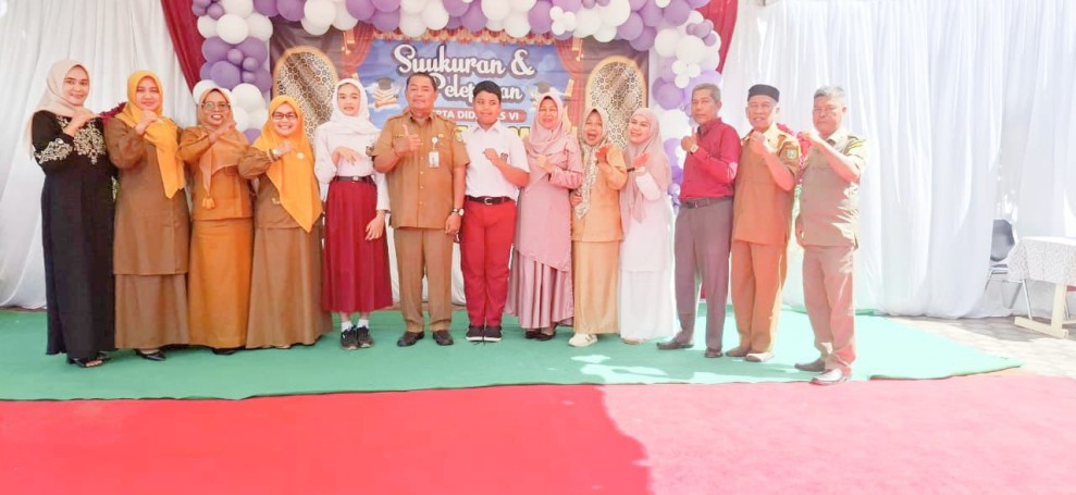 Penuh Haru, SDN 007 Sekip Hulu Lepas Siswa Kelas VI Menuju Jenjang Pendidikan Baru