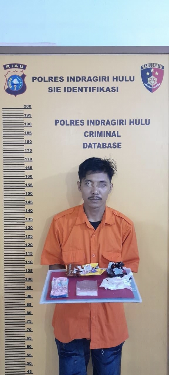 Pengedar Sabu Diciduk di Terminal Pematang Reba, Polisi Sita 13,23 Gram Barang Bukti
