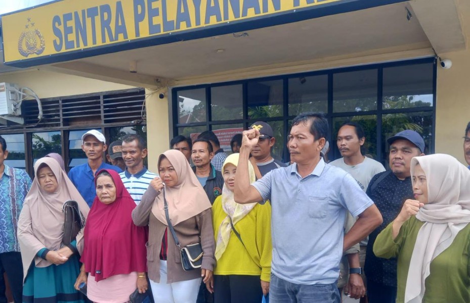 Laporan Penyerobotan 370 Ha Ditolak, Petani Sungai Raya Tuding Polres Inhu Memihak Perusahaan