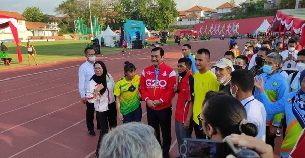 Buka Kejurnas Atletik, Luhut Janjikan Hadiah Bagi Pemecah Rekor