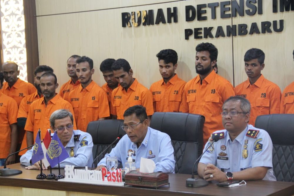 43 WN Bangladesh Kembali Diamankan di Rudenim Pekanbaru