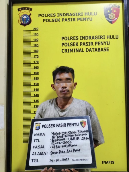 Curi Motor Lalu Gadaikan, Warga Sungai Parit Dibekuk Polisi