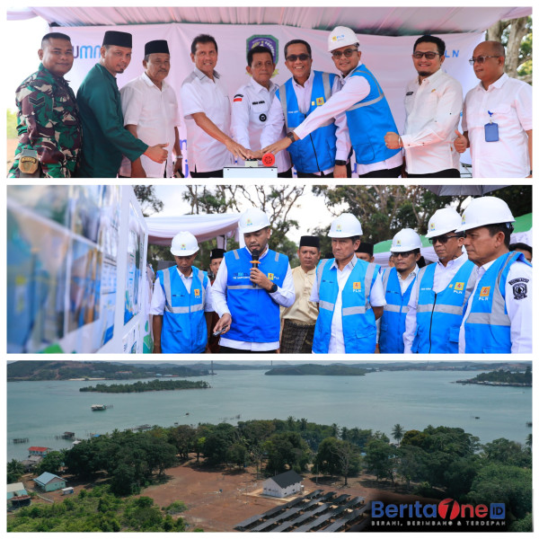 PLN Terangi 6 Pulau Terdepan di Kepulauan Riau dengan Pembangkit Hijau