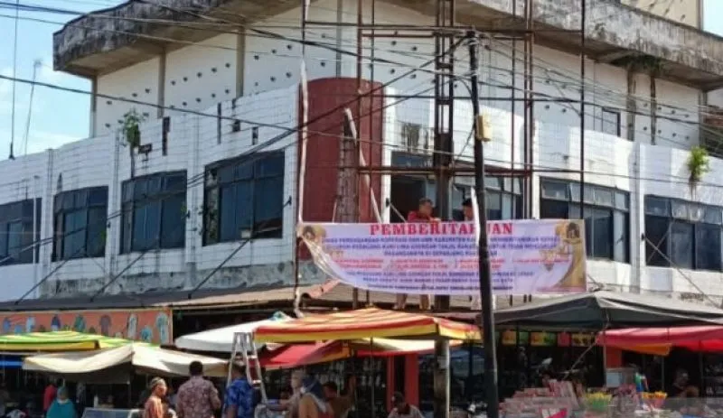 Pemkab Kampar Pasang Larangan Berdagang di Sejumlah Titik
