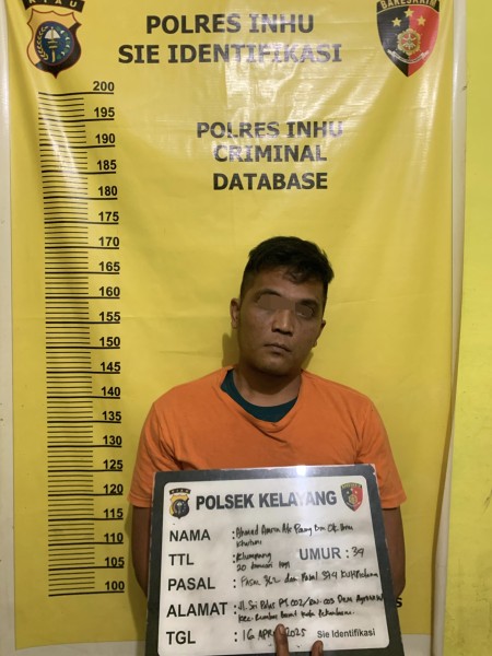 Maling Onderdil di Inhu Tertangkap, Ternyata Positif Nyabu Saat Beraksi