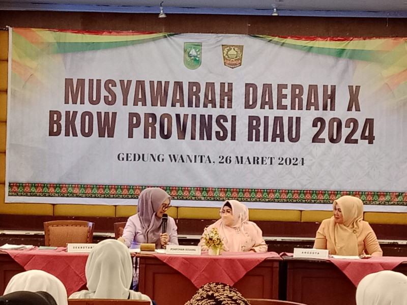 Musda X BKOW Riau, Adrias SF Adriyanto Terpilih Ketua Aklamasi