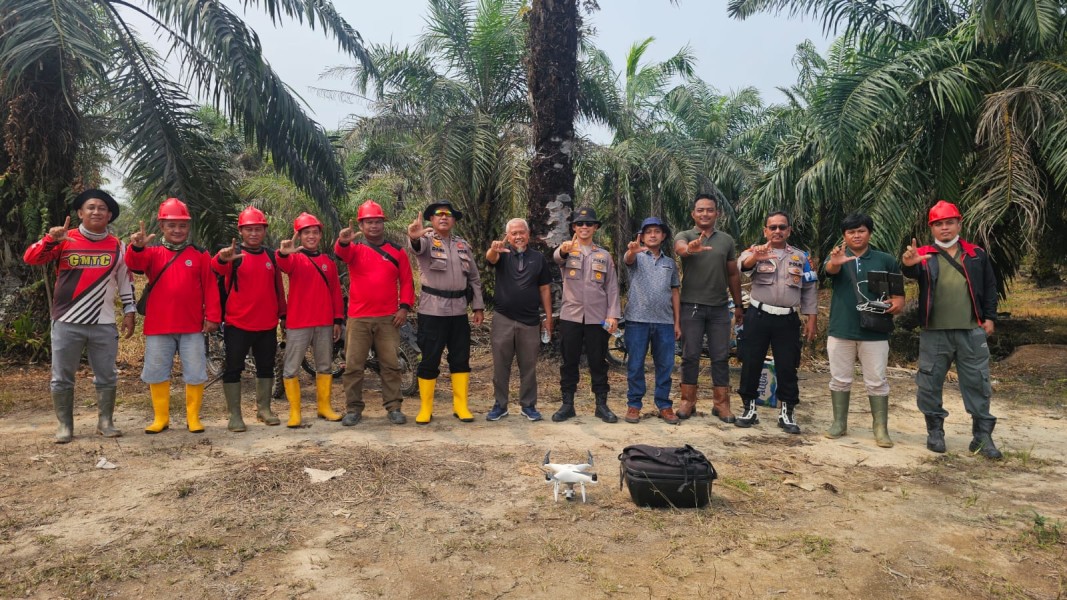 Perkuat Deteksi Dini, PT TPP bersama Kepolisian dan Masyarkat Gelar Patroli Cegah Karhutla