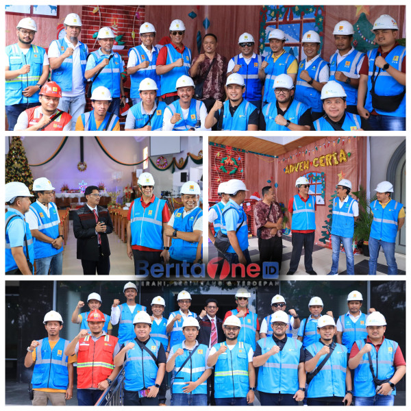 General Manager PLN UID RKR Tinjau Langsung Kesiapan Pasokan Listrik Gereja di Kota Pekanbaru
