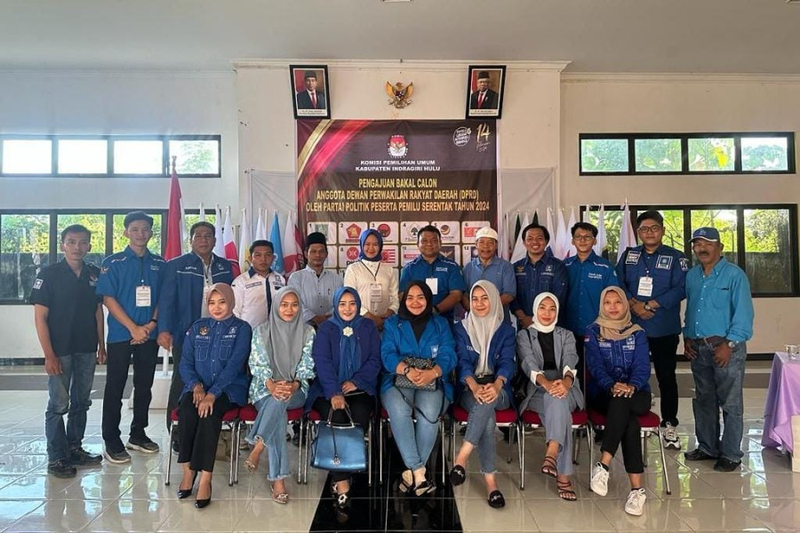 Melihat Kemunculan Suherwin, Saat PAN Nomor 12 Daftarkan Caleg di KPU Inhu